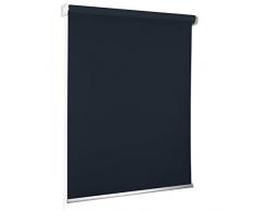 ROLLMAXXX Standard-Rollo Verdunkelungrollo Seitenzug Kettenzugrollo Tageslicht Sichtschutz (180 x 190 cm, Navy)