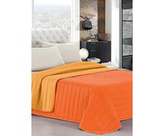 Elegant Estivo Einzelbett, Arancione/Giallo, 170 x 270 cm