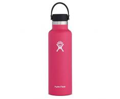 Hydro Flask Trinkflasche 621 ml (21 oz), Edelstahl und vakuumisoliert, Standard-Öffnung mit auslaufsicherer Flex Cap, Watermelon