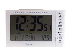 Technoline Funkwecker, Weiß