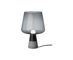 Iittala Leimu Lampe, Glas mundgeblasen, E14, grigio