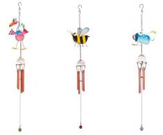 small Foot Company 6861 Gartendeko Windspiel Jumpertiere, 3er Set