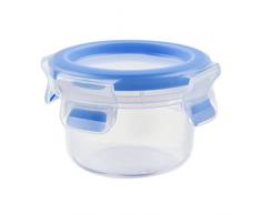 Tefal Master Frischhaltedose für Lebensmittel, rechteckig, transparent/blau, Plastik, transparent/blau, 0.15 Litre
