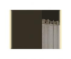 Lux-aqua Design Badezimmerspiegel Wandspiegel mit LED in Warm-/Kaltweiß SPS80X72DP, Silber