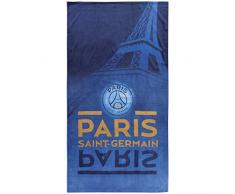 Unbekannt PSG Eiffel Badetuch 85x160, Baumwolle, blau, 85 x 160 cm