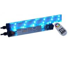 ORGON Gabionen Leuchte LED 360° RGB 0,85m 2er SET, Kunststoff, Klar