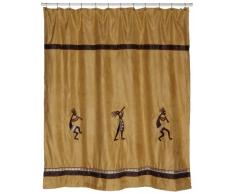 Avanti Linens Kokopelli Handtuch Duschvorhang Shower Curtain Gold