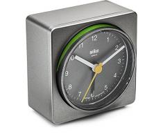 Braun Wecker, Kunststoff, Grau, 7,3 x 7,7 x 5,1 cm