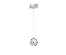 WOFI Pendelleuchte, 1-flammig Fulton 1 x LED / 6 W, 12 x 150 x 12 x Abhängung 150 cm, 3000 k, 500 lm
