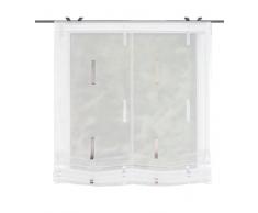 Home Fashion Raffrollo Easy-Fix Scherli, Polyester, Cappuccino, 130 x 60 cm