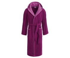 Egeria CAIRO Unisex Bademantel mit Kapuze fÃ¼r Damen und Herren, Farbe Vivid Pink, GrÃ¶Ãe S