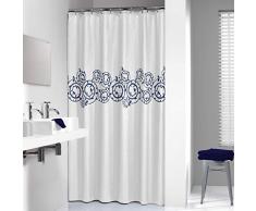 Sealskin Textil Duschvorhang Osaka, Farbe: Blau, B x H: 180 x 200 cm