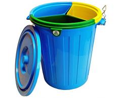 Fapil 10798 – für Mülleimer mit 3 Innenbecken, 50 Liter