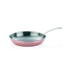 Kela 11131 Bratpfanne, 3-Schicht Kupfer, Induktionsgeeignet, 28 cm Durchmesser, Stratum, Kupfer