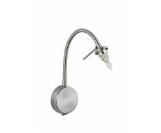 Java Exclusiv 55015 Wandspot flex ohne Glas Serie Kombi01, Halogen, 1-flammig, nickel matt