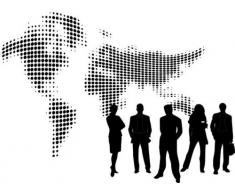 Indigos 4051095061632 Wandtattoo w635 Karte mit Menschen Wandaufkleber in 3 GrÃ¶Ãen, 120 x 66 cm, schwarz