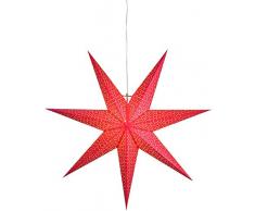 Best Season Papierstern Dot 100 circa 100 x 100 cm, inklusive Kabel , rot 231-27