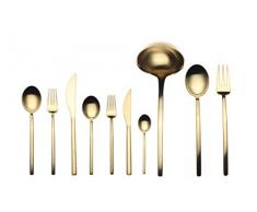 MEPRA Due Ice ORO Besteck Set, 45 Stück