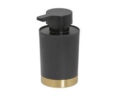 Tiger Tune Seifenspender, freistehend, mit herausnehmbarem Einsatz, Messing gebürstet/Schwarz, 68 x 124 x 83 mm