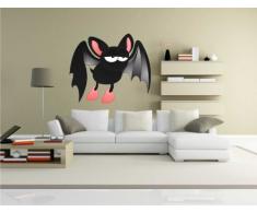 INDIGOS KAR-Wall-BAT-002-60 Wandtattoo Bat - Fledermaus 02 - Halloween - Wandaufkleber 60 x 51 cm