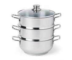 Excelsa Dampfgarer, Edelstahl, 4-teilig