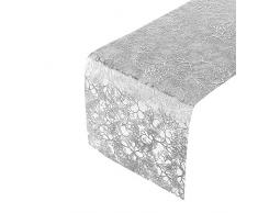 Tischläufer, Löffel, silberfarben, Silber, 12 PC