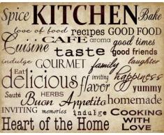 Magic Slice Thacker Schneidebrett, Motiv: California Dreamin, rutschfest, flexibel, 30,5 x 38,1 cm Simple Speak Kitchen-Pullen