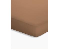 schlafgut Jersey-Elasthan Topper Spannbetttuch, Baumwoll-Mischgewebe, Bahama, 220 x 150 cm