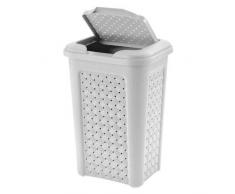 Tontarelli Mülleimer, Weiß, 10 l