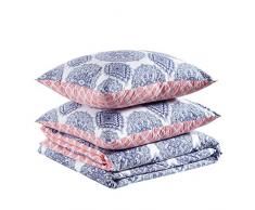 AmazonBasics – Bettwäsche-Set, 100 % superweiche Baumwolle, 200 x 200 cm / 80 x 80 cm, Medallion