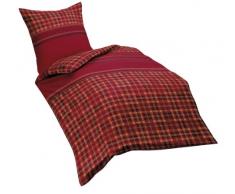 Kaeppel G-100215-02D1-VAKB Bettwäsche 2-teilig Aspen 135 x 200 cm Biber, rot