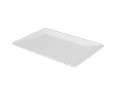 Holst Porzellan YH 1160 Rechteckplatte YoYo Hong Kong 39,5 x 25,5 cm, weiß, 39.5 x 25 x 2.5 cm