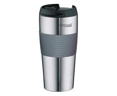 ThermoCafé by THERMOS 4056.235.040 Coffee To Go Thermobecher ThermoPro, Edelstahl mattiert Grau 0,4 l, BPA-Free