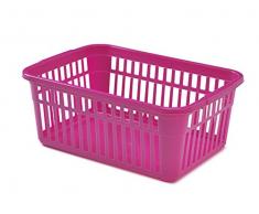 Whitefurze Korb, rose, 45 cm