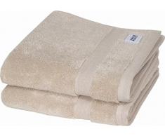 Schöner Wohnen Frottierset, Baumwolle, Sand, 100 x 50 cm, 2-Einheiten