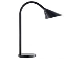 UNILUX 400077402 Sol in schwarz - moderne LED-Schreibtischlampe, flexible Schreibtisch-Leuchte Lampe für Kinder Tischlampe Leselampe blendfrei
