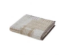 möve Relax Handtuch Patchwork 50 x 100 cm aus 100 % Baumwolle, nature / beige