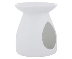 YANKEE CANDLE Pastel Hues weiß Duftlampe, Keramik, 12.5 x 7.2 x 12.5 cm