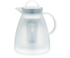 alfi 1935.011.100 Isolierkanne Dan Tea, Kunststoff transluzent weiß 1,0 l, 3 Stunden heiß, 6 Stunden kalt