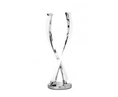 WOFI 8152.02.01.6000 A, Tischleuchte, Metall, 8 watts, Integriert, Chrom, 14 x 14 x 44 cm