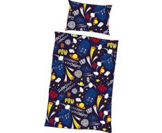 Doctor Who Bettwäsche-Set mit Tardis, Kometen und Sternen für Einzelbett