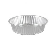 Agnelli Pentole Backform Aluminium Stärke 0.6 cm 18 cm grau