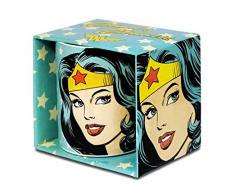 DC Comics - Wonder Woman Portrait Porzellan Tasse - Kaffeebecher - türkis - Lizenziertes Originaldesign - Logoshirt