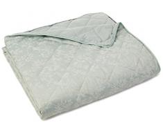 Serene Vorhang „Ebenholz&ldquo schlichten Obergrenze und Seil, Duck Egg, Bedspread 240 x 260 Centimetre