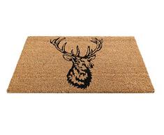 Gardman 82671 Fußmatte Stag mit PVC Rückseite