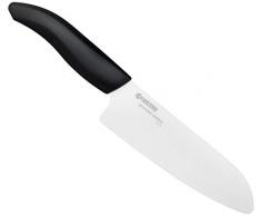 KYOCERA - GEN Series -Santoku Keramikmesser aus Hochleistungskeramik | extrem scharf | ultraleicht | hohe Bruchfestigkeit | handgeschliffen. Klingenlänge: 16 cm