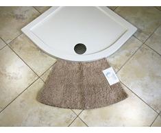 kleine Mikrofaser Steinfarbegebogenen Duschmatte