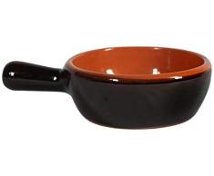 Silva Land of Umbria Italienische Auflaufform mit 1 Griff, aus Terrakotta, Steingut, 21 cm Durchmesser