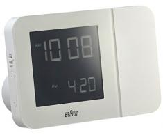Braun Wecker, Kunststoff, Weiß, 13 x 9 x 4,9 cm