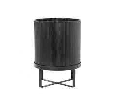 Ferm Living BAU Blumenkasten, Metall, schwarz, 38cm